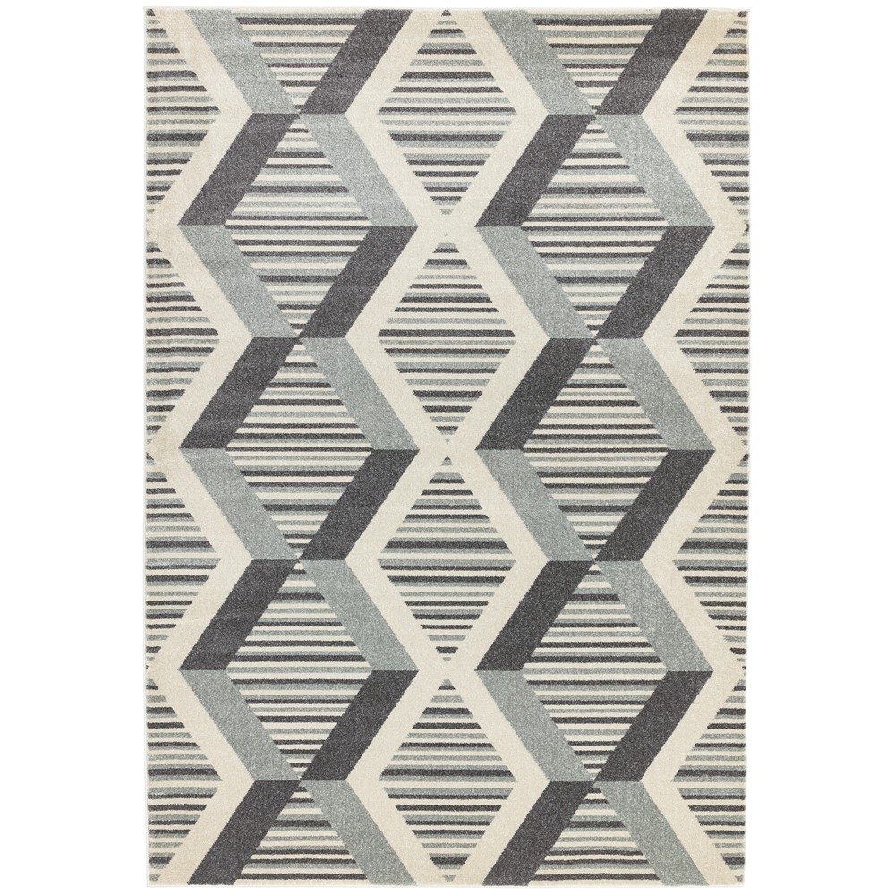 Colt CL012 Diamond Rugs in Grey by Asiatic